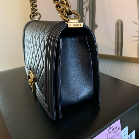 Chanel Boy Boy Flap Old Medium - Picture 7 of 8